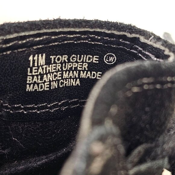 Aerosoles Black Suede Leather Bootie Womens Sz 11 Zip + LaceUp Rubber Wedge Sole - Picture 6 of 9